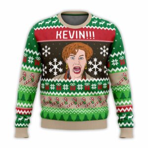 Kevin!!! Home Alone Ugly Christmas Sweater 1