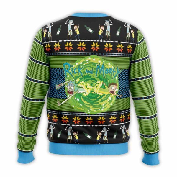 Lets Get Schwifty! Rick and Morty Ugly Christmas Sweater 2