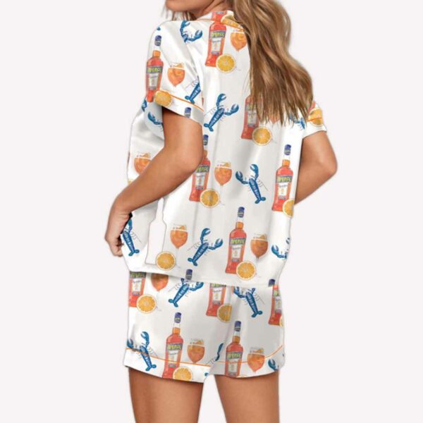 Lobster Aperol Spritz Trio Pajama Set 2