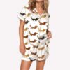 Longhaired Dachshund Print Pajama Set 2