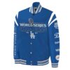 Los Angeles Dodgers World Series Champions 2024 Blue Baseball Jacket 1