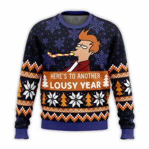 Lousy Year Futurama Ugly Christmas Sweater 1