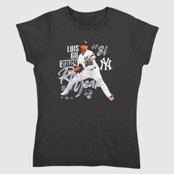 Luis Gil New York Yankees 2024 American League Rookie Of The Year Shirt 2 2