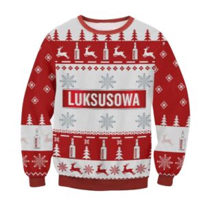 Luksusowa Vodka Ugly Christmas Sweater