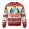 Make Christmas Great Again Trump Snowman Ugly Christmas Sweater