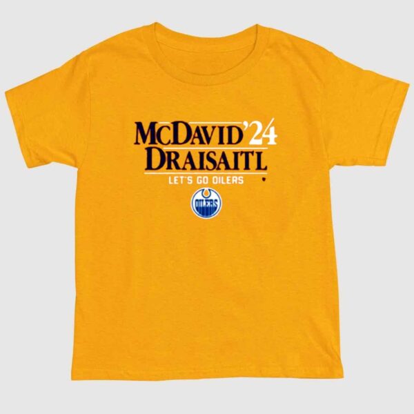 Mcdavid Draisaitl '24 Let's Go Oilers Shirt 1