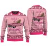 Merry Flocking Christmas Flamingos Ugly Christmas Sweater