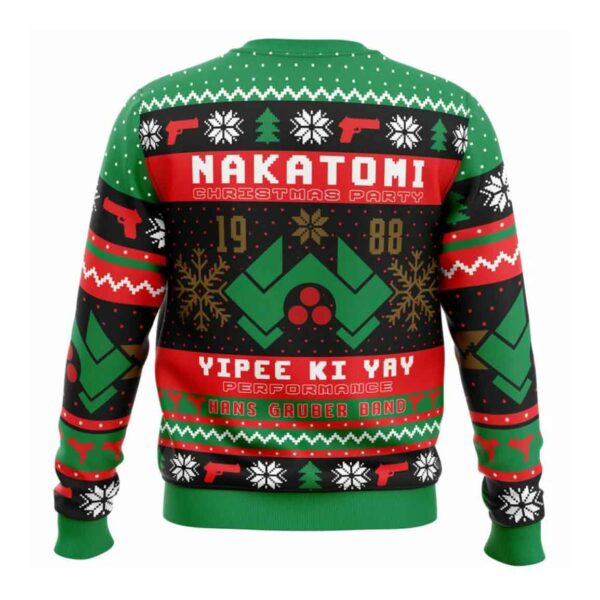 Nakatomi Christmas Party 1988 Die Hard Ugly Christmas Sweater 2