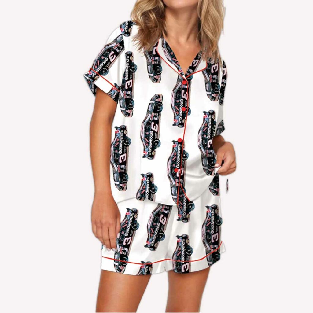 Nascar Black Race Car Pajama Set 3