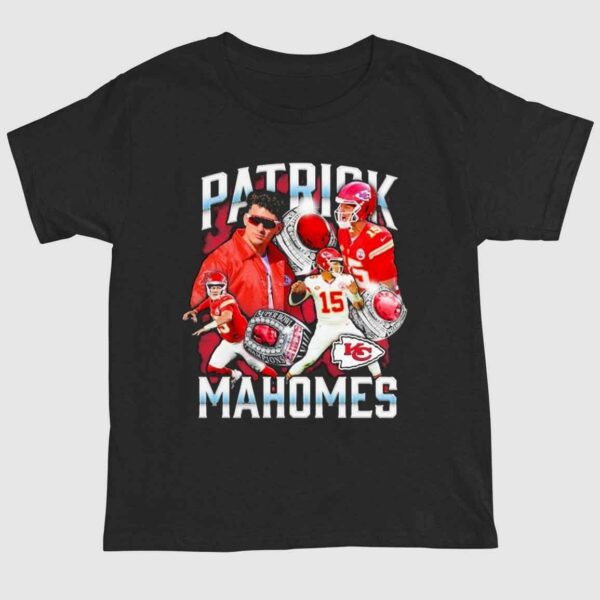 Patrick Mahomes Kansas City Chiefs Super Bowl Champion Ring Player Shirt 1 2