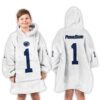 Pen State Football Unisex Blanket Hoodie 3