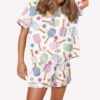 Pickleball Watercolor Pajama Set 1