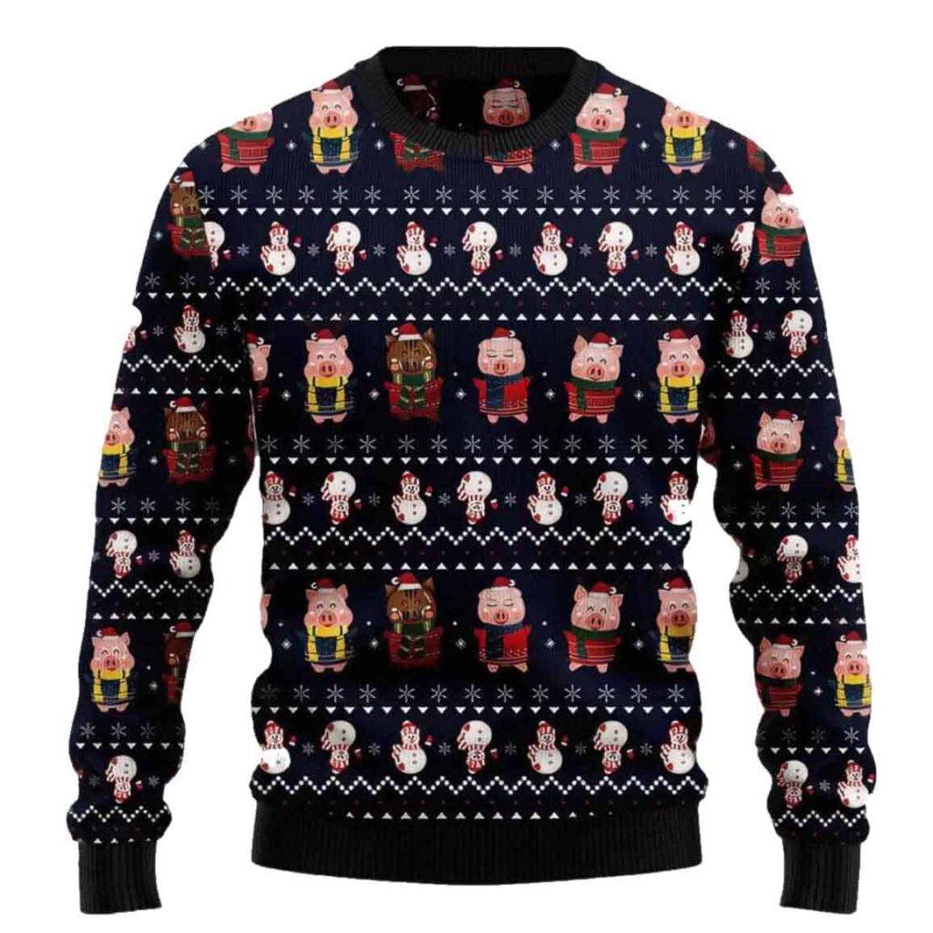 Pigs Cute Ugly Christmas Sweater