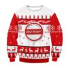 Red Stripe Beer Ugly Christmas Sweater