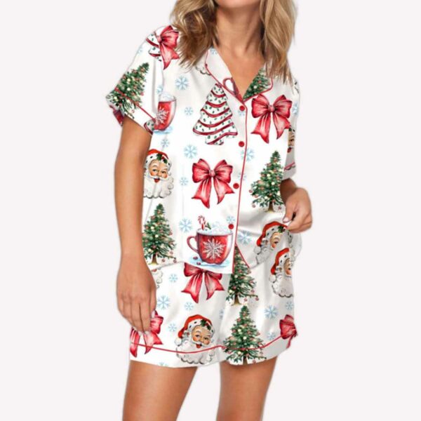 Retro Coquette Christmas Pajama Set