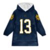 Riley Leonard Notre Dame Football Unisex Blanket Hoodie