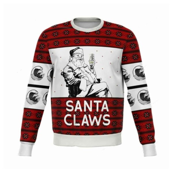 Santa Claws Holiday Ugly Christmas Sweater