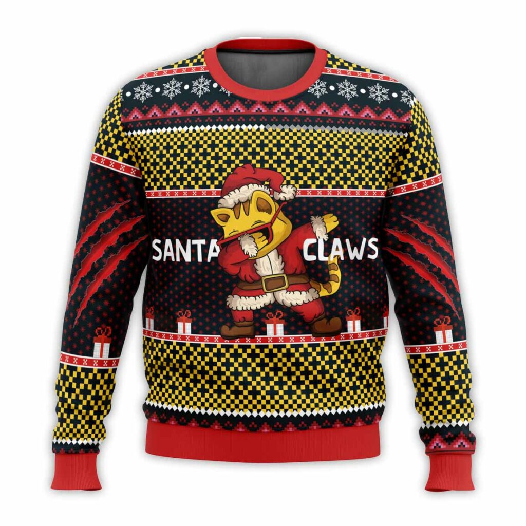 Santa Claws Ugly Christmas Sweater