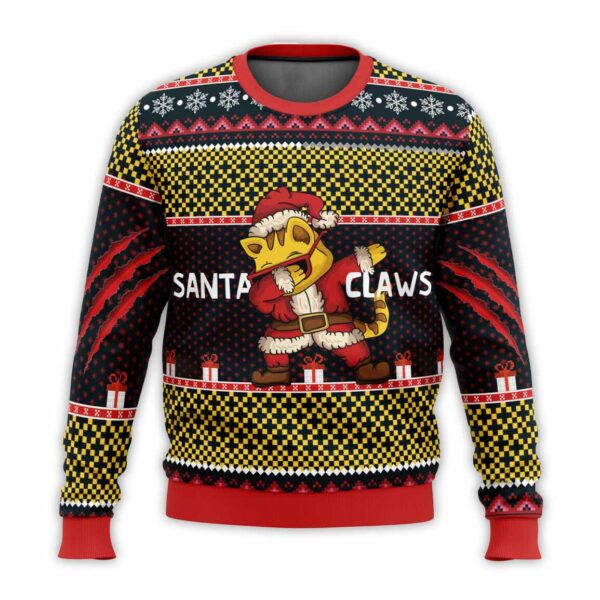 Santa Claws Ugly Christmas Sweater