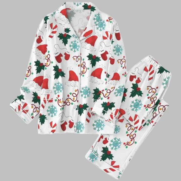 Santa Hat Christmas Pajamas Set 1