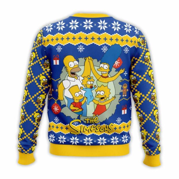 Santa Homer The Simpsons Ugly Christmas Sweater 2