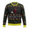 Santa Impostor Among Us Ugly Christmas Sweater