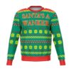 Santas Wanker Offensive Ugly Christmas Sweater