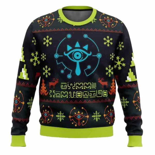 Sheikah Legend of Zelda Ugly Christmas Sweater