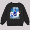 Shohei Ohtani Los Angeles Dodgers I Love Baseball T shirts 4 2