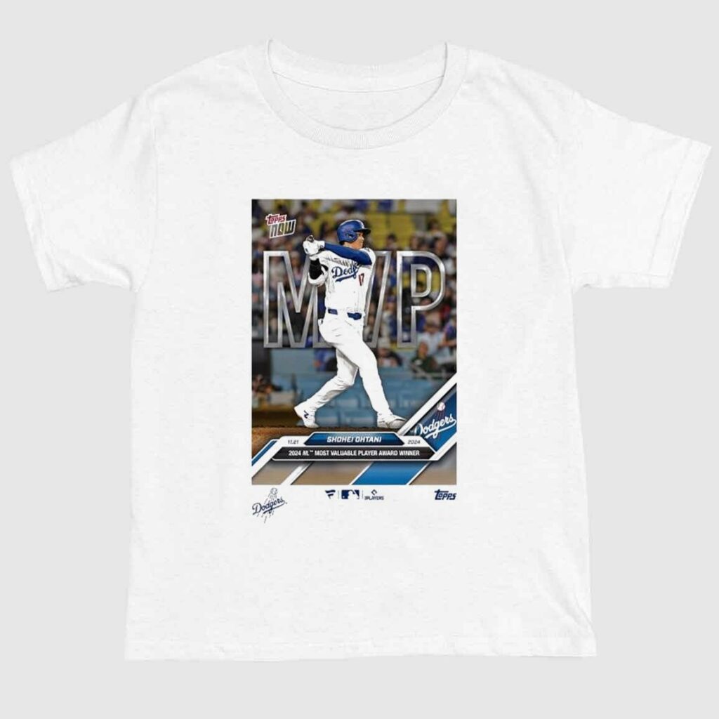 Shohei Ohtani Los Angeles Dodgers Topps NOW(r) 2024 National League MVP Shirt 1 1