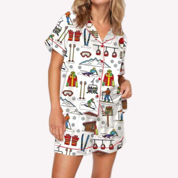 Skiing Theme Pajama Set 3