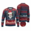 Skull Beard Stanta Yo Ho Ho Ugly Christmas Sweater