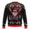 Sleigher Santa Ugly Christmas Sweater 1