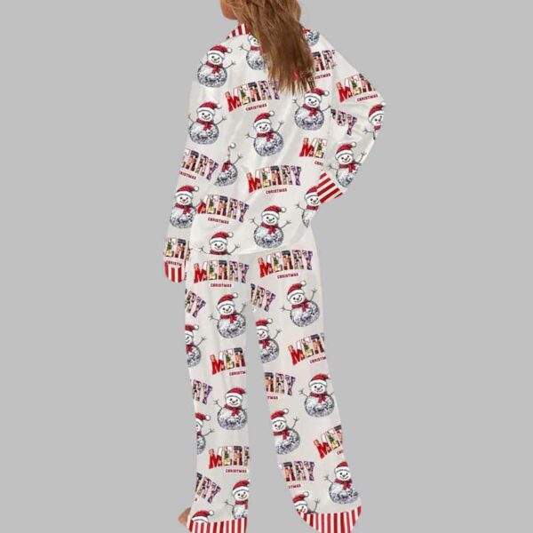 Snowman Merry Christmas Pajama Set 2