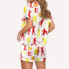 Softball Print Pajama Set 2