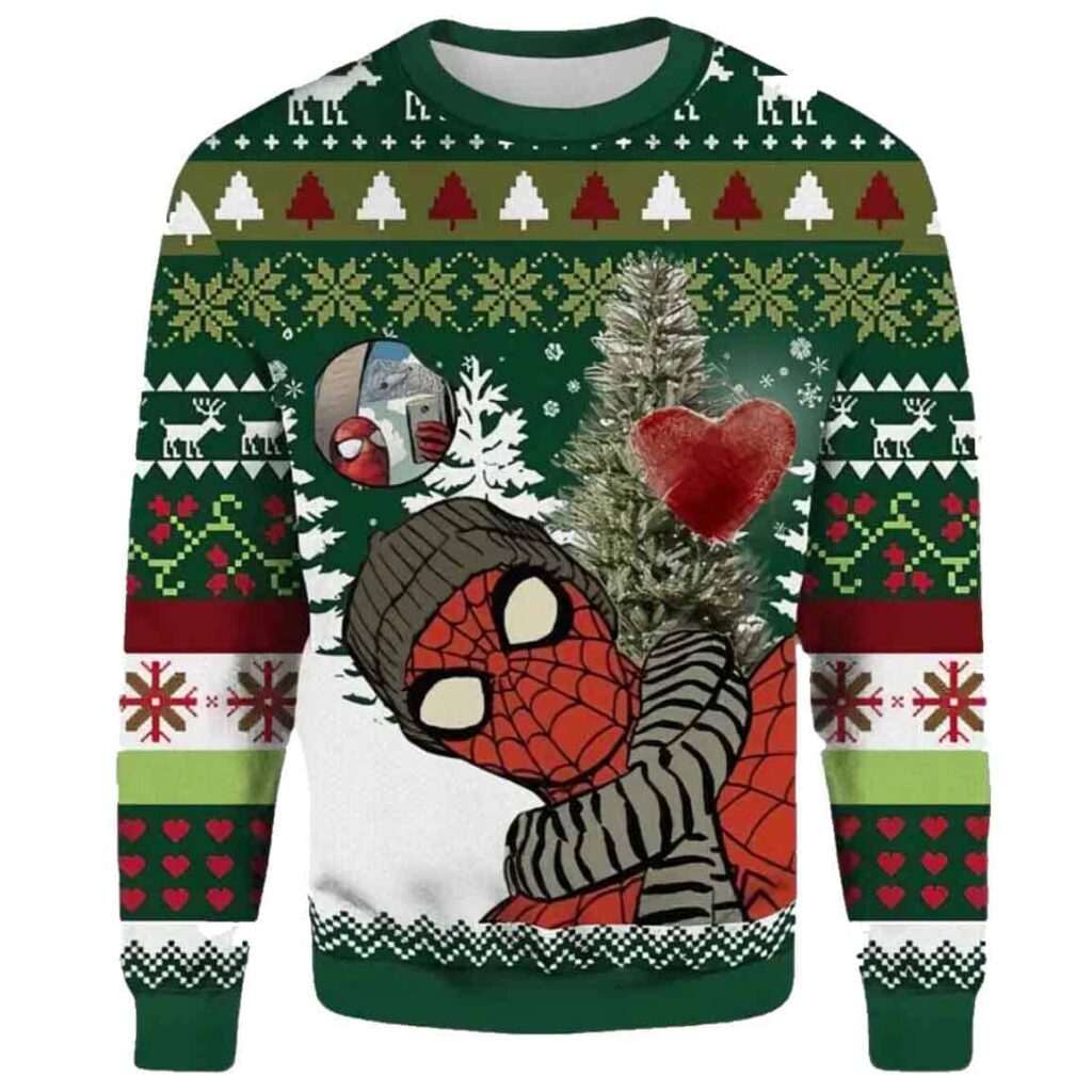 Spider Man Ugly Christmas Sweater