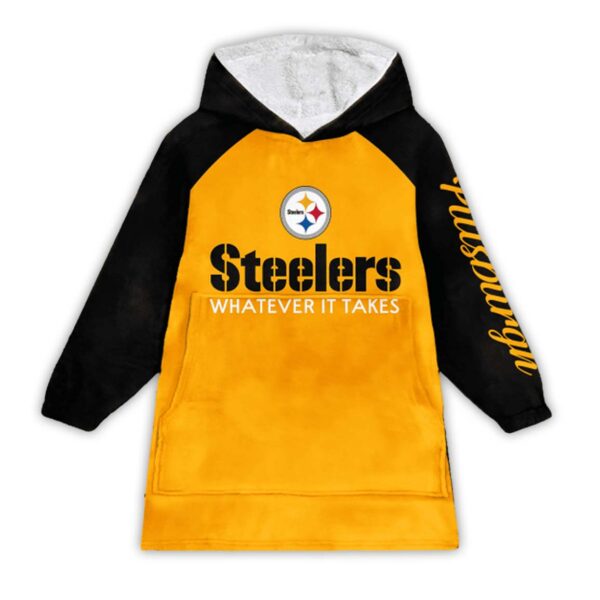 Steelers The Terrible Towel Football Unisex Blanket Hoodie 1