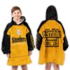 Steelers The Terrible Towel Football Unisex Blanket Hoodie 3