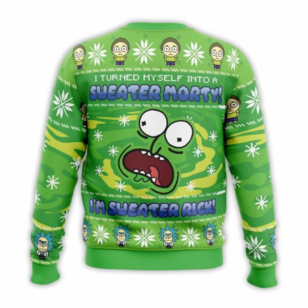 Sweater Rick Rick and Morty Ugly Christmas Sweater 2