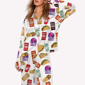 Taco Print Pajama Set 1