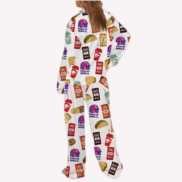 Taco Print Pajama Set 3