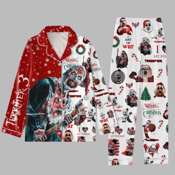 Territier Christmas Pajamas Set