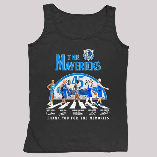 The Dallas Mavericks abbey road 45th Anniversary Shirt 5 2