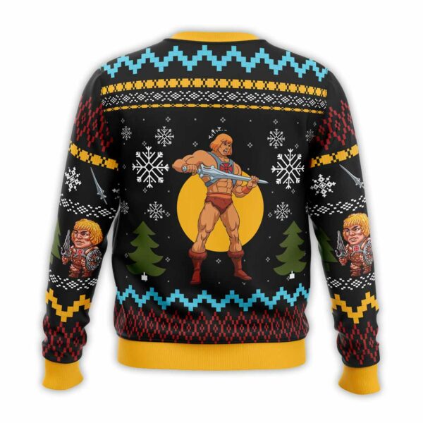 The Power of Christmas He Man Ugly Christmas Sweater 2