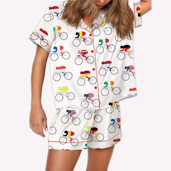 Tour de France Nations Cyclists Pajama Set 1