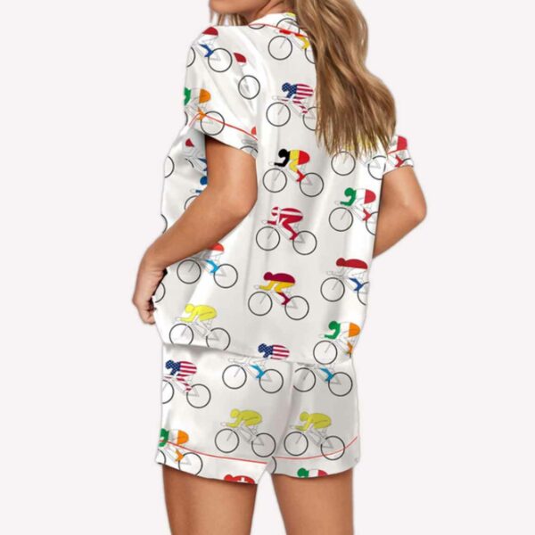 Tour de France Nations Cyclists Pajama Set 2