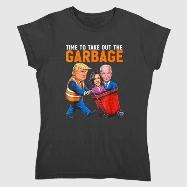 Trump 2024 Time To Take Out Garbage Biden Harris Shirt 1