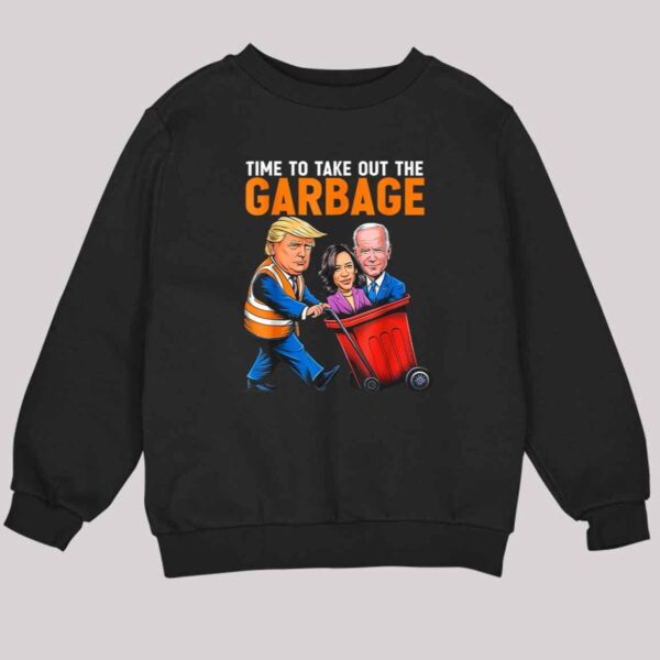 Trump 2024 Time To Take Out Garbage Biden Harris Shirt 3