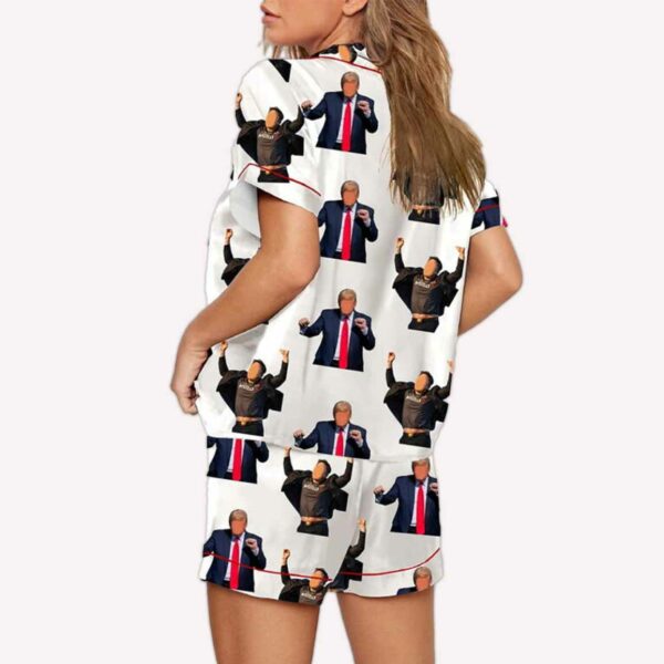 Trump Dancing Musk Jumping Pajama Set