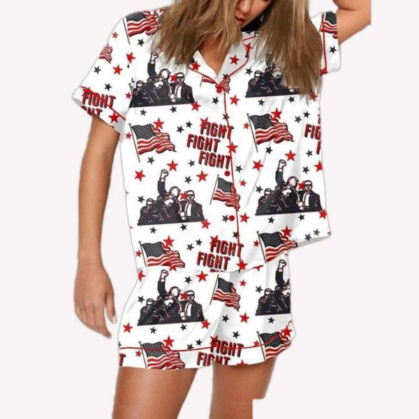 Trump Fight Fight Fight Pajama Set 2